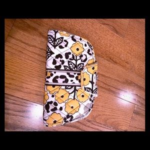 Black and yellow Vera Bradley wallet